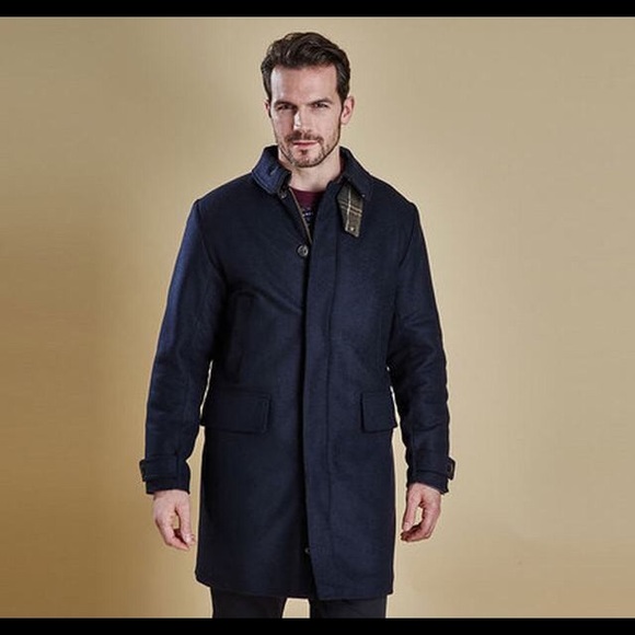 barbour wool jacket mens